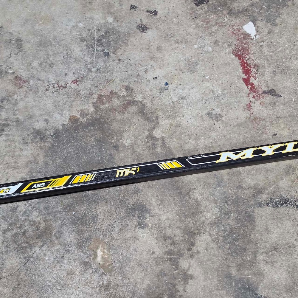 Mylec MK1 Hockey Stick Youth Black Good ABS Blade Street Floor Hockey Lefty - Picture 5 of 11